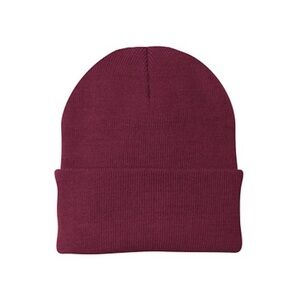 NWOT Maroon Cuffed Beanie